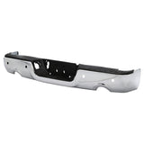 xTune 09-18 Dodge Ram 1500 OEM Style Steel Rear Bumper - Chrome (RB-DR09-SET-DEWS-C)