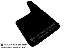 Load image into Gallery viewer, Rally Armor Universal Motorsport Spec Black UR Mud Flap Metallic Black Logo