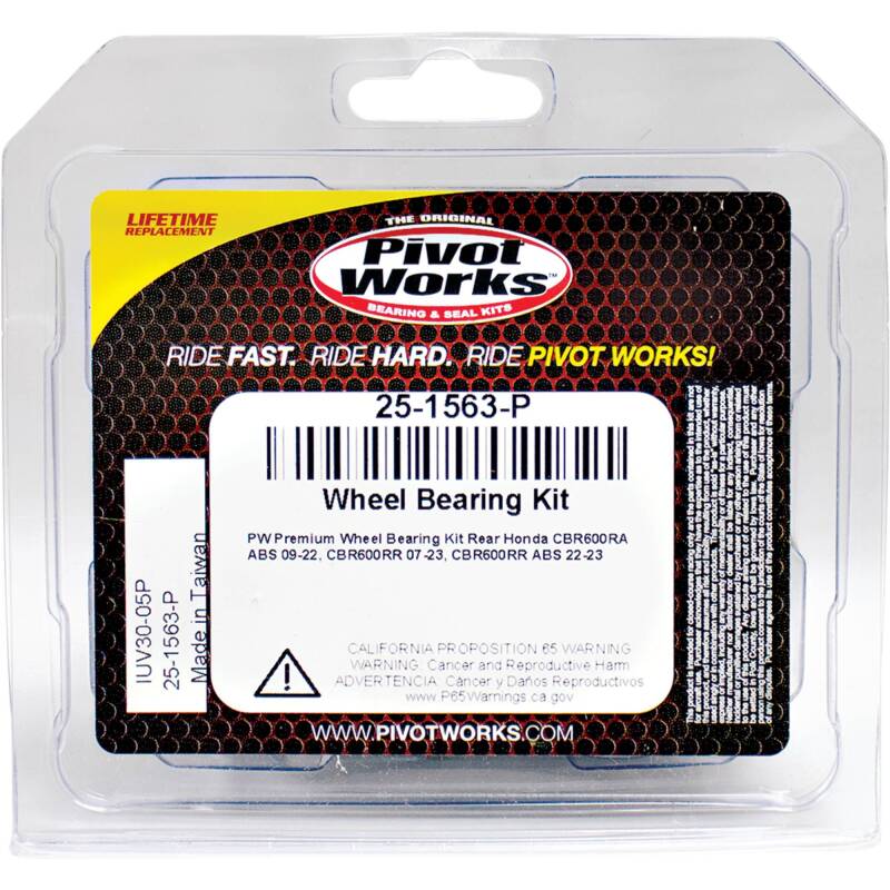 Pivot Works Honda Wheel Bearing Kit Premium Bearings
