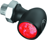 Kuryakyn Kellerman Atto Clear Lens Red Run-Brake Satin Black