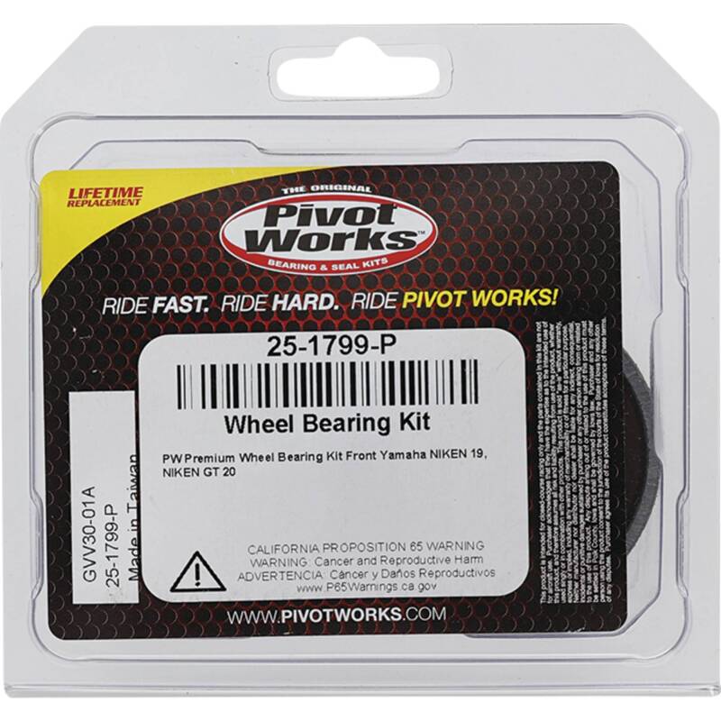 Pivot Works Yamaha Wheel Bearing Kit Premium Bearings