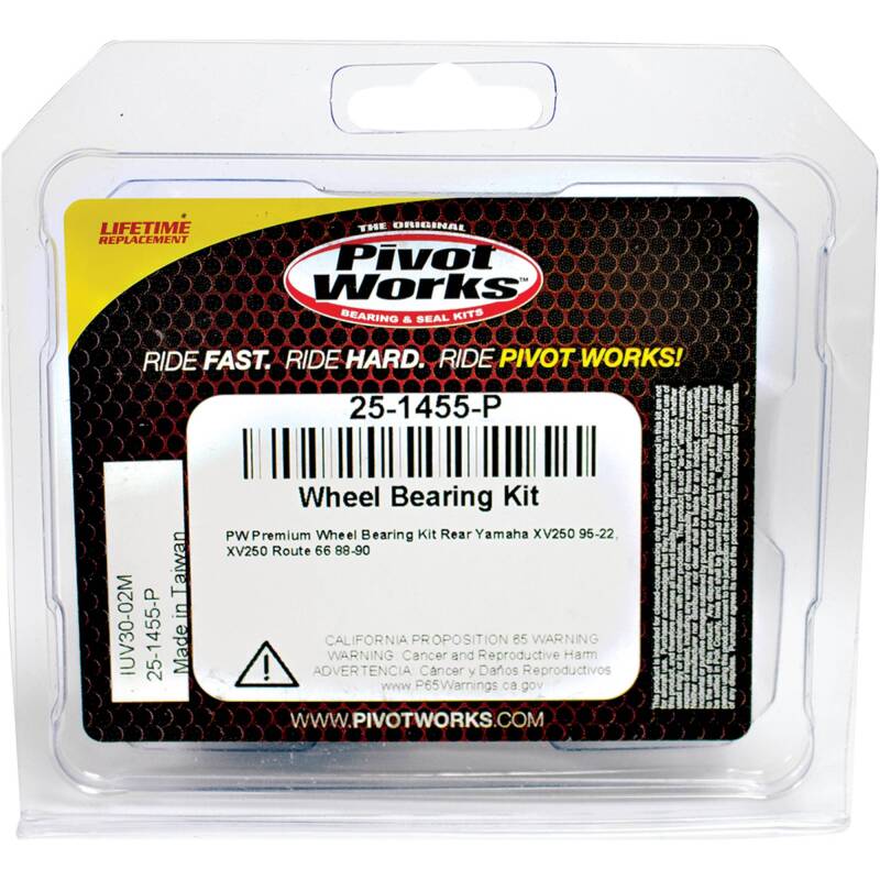 Pivot Works Yamaha Wheel Bearing Kit Premium Bearings