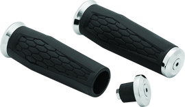 Kuryakyn Hex Grips 1inch Universal Chrome