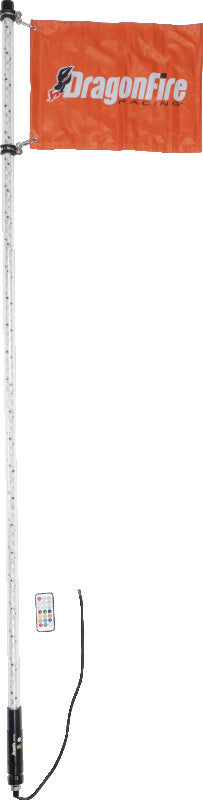 DragonFire Racing 6Ft Spiral Led Whip - Clear