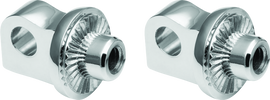 Kuryakyn Adj Stop Splined Peg Adapter Chrome