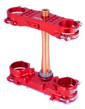 Load image into Gallery viewer, XTrig 21+ Honda CRF 250 R/ CRF 450 R ROCS Tech Triple Clamp 22 mm. Offset M12 - Red