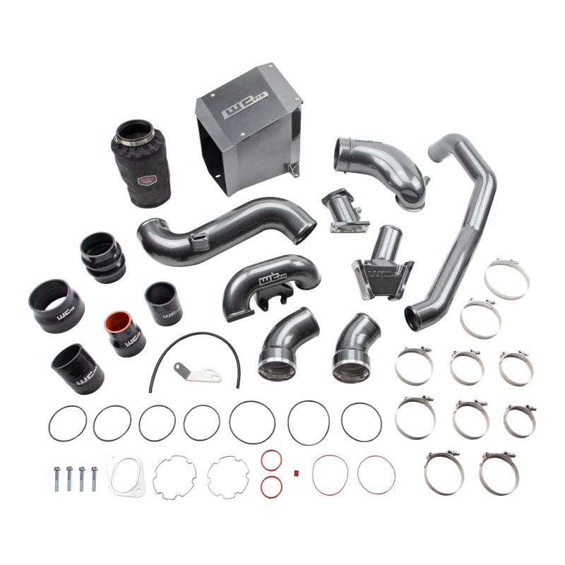 Wehrli 2007.5-2010 Chevrolet Duramax 6.6L LMM Stage 2 High Flow Intake Bundle Kit - Bengal Blue