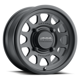 Method MR414 Bead Grip 14x7 / 5+2/38mm Offset / 4x136 / 106mm CB Matte Black Wheel