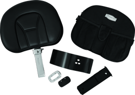 Kuryakyn Plug-N-Go Driver Backrest With Pouch