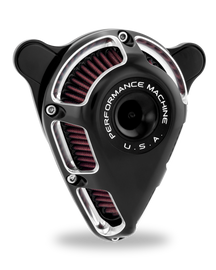Performance Machine 23-Up CVO, 2024 Touring Jet Air Cleaner - Contrast Cut