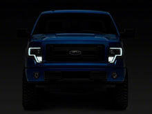 Load image into Gallery viewer, Raxiom 09-14 Ford F-150 Axial G4 Light Bar Switchback Projector Headlights- Blk Housing (Clear Lens)