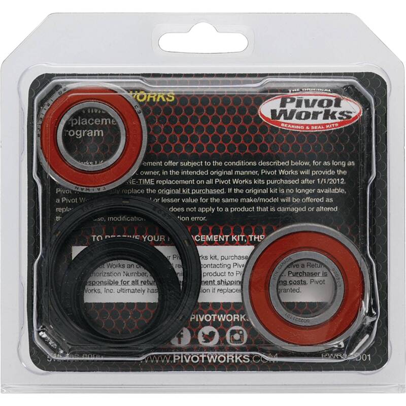 Pivot Works Honda Wheel Bearing Kit Premium Bearings