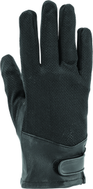 River Road Pecos Leather Mesh Gloves Black Womens - Small