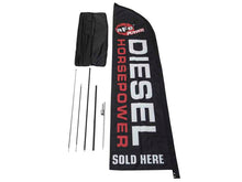 Load image into Gallery viewer, aFe Diesel Horspower Sold Here 12ft x 2.5ft Banner