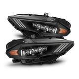 AlphaRex 18-22 Ford Mustang NOVA-Series LED Projector Headlights Black