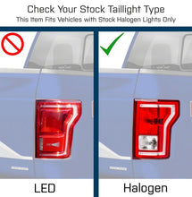 Load image into Gallery viewer, Raxiom 15-17 Ford F-150 G3 LED Tail Lights- Blk Housing (Clear Lens)