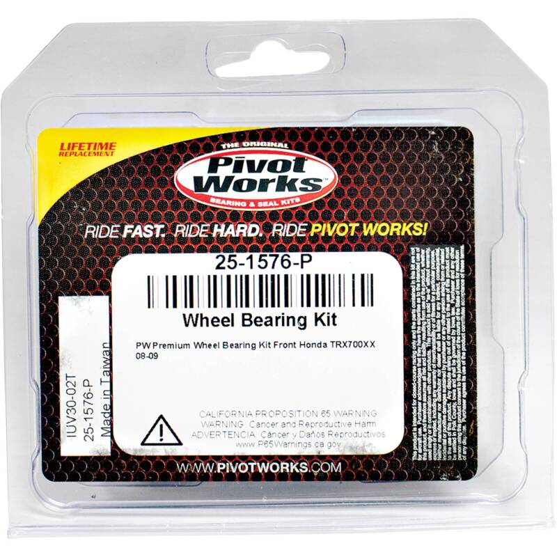 Pivot Works Honda Wheel Bearing Kit Premium Bearings
