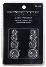 Load image into Gallery viewer, Spectre Pipe Plug Kit - Includes (2) 1/8in. / (2) 1/4in. / (2) 3/8in. / (2) 1/2in. Plugs - Chrome