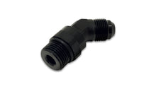 Load image into Gallery viewer, Vibrant -8AN Male to Male -6AN Straight Cut 45 Degree Adapter Fitting - Anodized Black