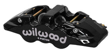 Load image into Gallery viewer, Wilwood Caliper-Aero6-R/H - Black 1.62/1.12/1.12in Pistons 1.25in Disc