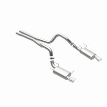 Load image into Gallery viewer, MagnaFlow 13 Ford Mustang Dual Split Rear Exit Stainless Cat Back Performance Exhaust (Street)