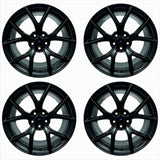 Ford Racing 15-20 Mustang19x10.5in & 19x11in Wheel Kit w/TPMS - Matte Black