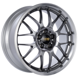 BBS RS-GT 19x9.5 5x112 ET38 Diamond Black Center Diamond Cut Lip Wheel -82mm PFS/Clip Required