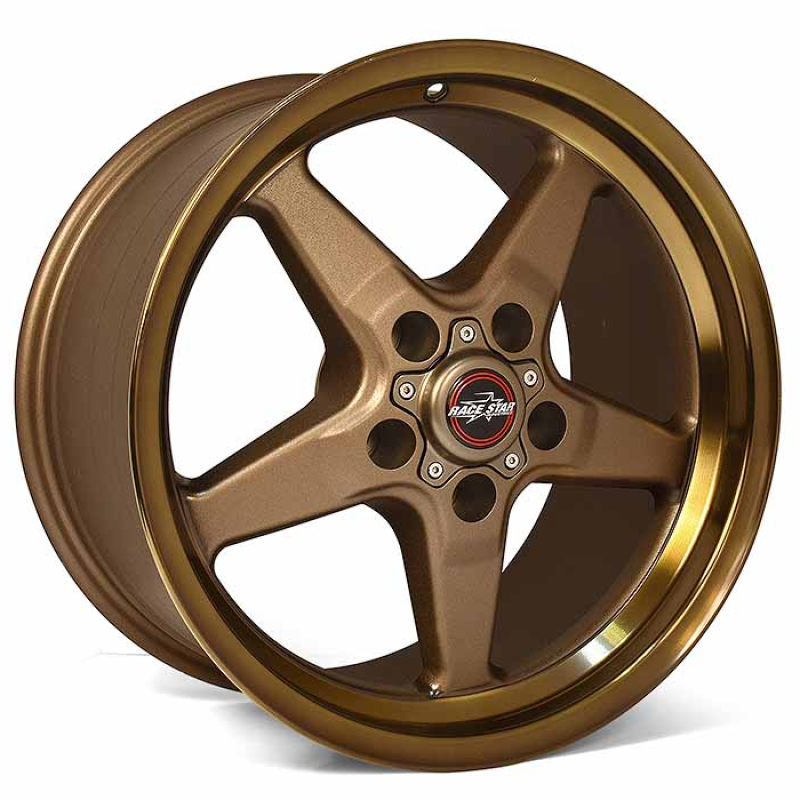 Race Star 92 Drag Star Bracket 15x8 5x4.50BC 5.25BS Racer Bronze Wheel