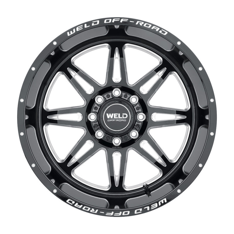 Weld Cheyenne W132 Series 20x10 / 8x170 BP / -18 Offset / 4.75 BS / 125.1 Bore - Gloss Black MIL