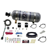 Nitrous Express GM LS 90mm Nitrous Plate Kit (50-400HP) w/12lb Composite Bottle