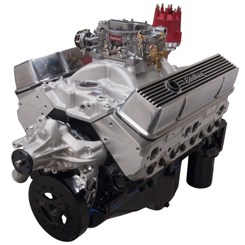 Edelbrock Crate Engine Edelbrock 9 0 1 Performer E-Tec w/ Long Water Pump As Cast