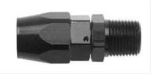 Load image into Gallery viewer, Fragola -12AN Straight Hose End x 1/2 NPT - Black