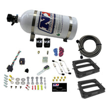 Load image into Gallery viewer, Nitrous Express Dual Dom/Alc Nitrous Kit (100-500HP) w/10lb Bottle