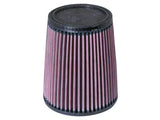 K&N Universal Rubber Filter 2.75in Flange ID x 5.875in Base OD x 4.75in Top OD x 7in Height