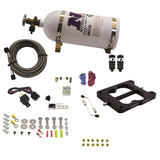 Nitrous Express Q-Jet/Holley Spread Bore Hitman Nitrous Kit (100-150-200HP) w/10lb Bottle