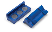 Load image into Gallery viewer, Russell Performance Blue Anodized Billet Aluminum Vice Jaws