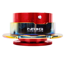Load image into Gallery viewer, NRG Quick Release Gen 2.5 - Red Body / Neochrome Ring