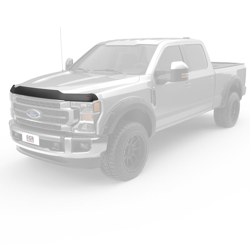 EGR 17+ Ford F-250/F-350 Superguard Hood Shield - Smoke Finish