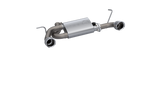 QTP 07-18 Jeep Wrangler 3.6L/3.8L 304SS Screamer Axle Back Exhaust w/4in Tips