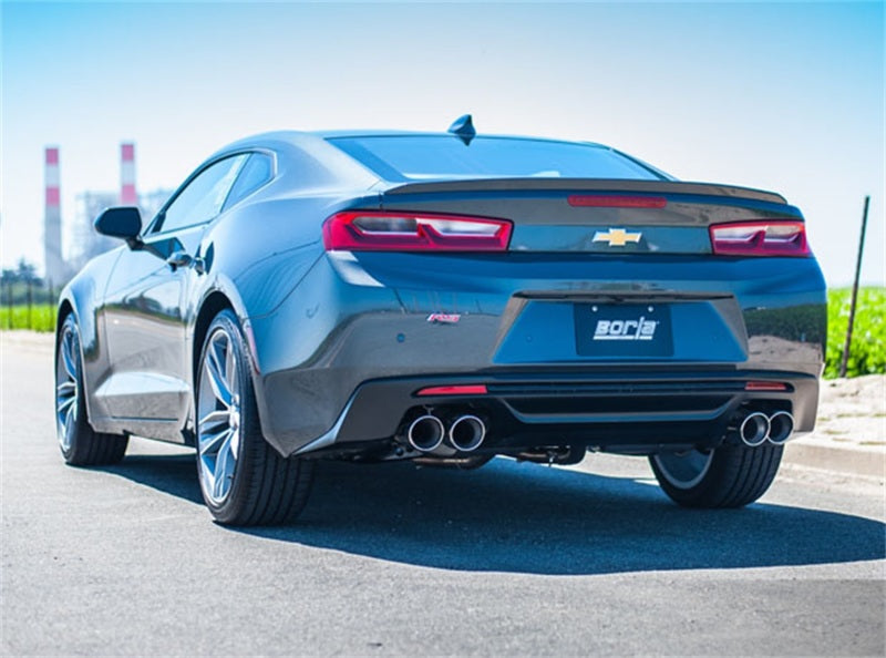 Borla 2016 Chevy Camaro V6 AT/MT ATAK Rear Section Exhaust w/ Dual Mode Valves