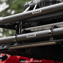 Load image into Gallery viewer, Go Rhino Xplor Flash Series Sgl Multi Function LED Light Bar (Track Mount) 10in. - Blk