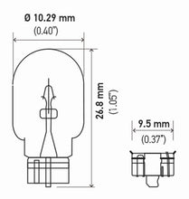 Load image into Gallery viewer, Hella Bulb 2821 12V 3W W2.1x9.5d T3.25 E1 SB