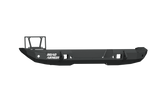 Road Armor 18-20 Jeep Wrangler JL Stealth Rear Bumper Mid Width w/Tire Carrier Hole - Tex Blk