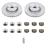 Power Stop 06-13 Chevrolet Corvette Front Z26 Street Warrior Brake Kit