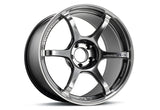 Advan RG-4 18x9.5 +45 5-114.3 Racing Hyper Black & Ring Wheel