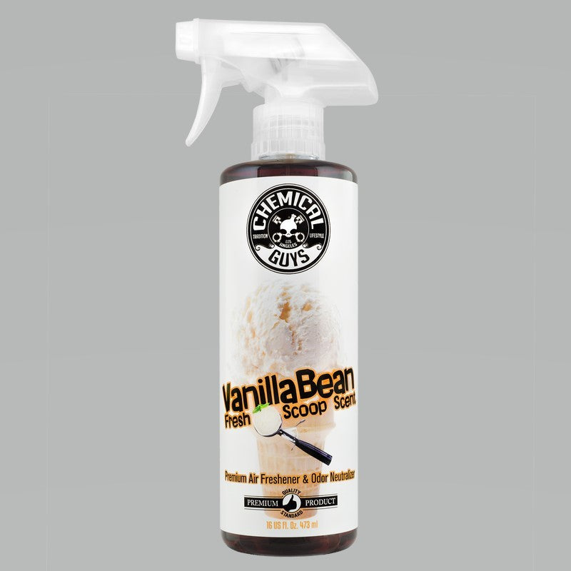 Chemical Guys Vanilla Bean Air Freshener & Odor Eliminator - 16oz