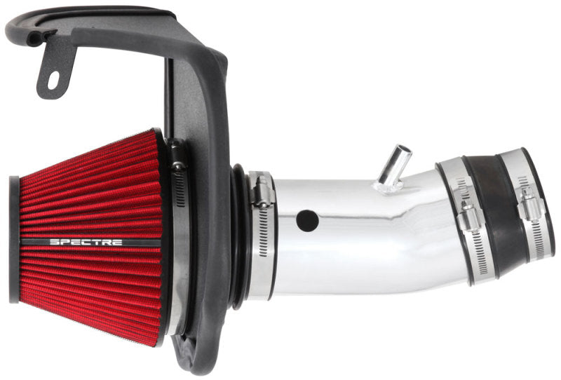 Spectre 11-14 Challenger/Charger V8-6.4L F/I Air Intake Kit - Polished w/Red Filter