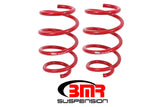 BMR 15-17 S550 Mustang Front Handling Version Lowering Springs - Red