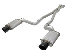 Load image into Gallery viewer, aFe Mach Force-Xp 3in CB Stainless Steel Dual Exhaust System w/ Black Tips 09-15 Cadillac CTS-V