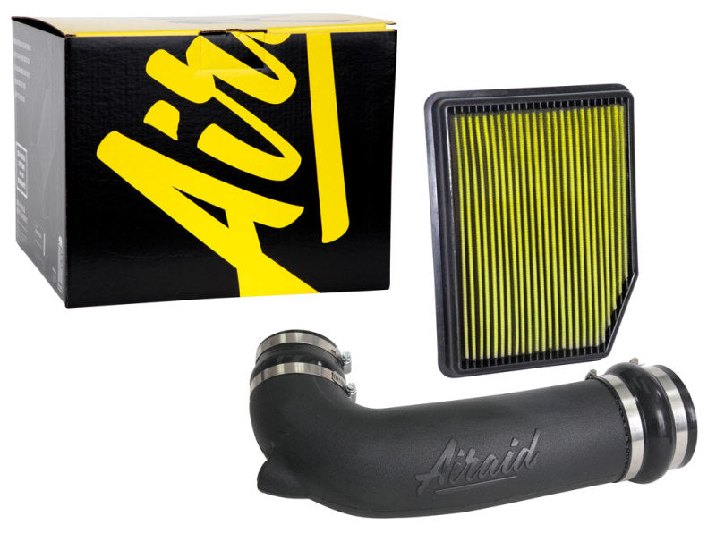 Airaid 19-20 Chevrolet Silverado 1500 V6-4.3L Jr Intake Kit - Oiled / Yellow Media